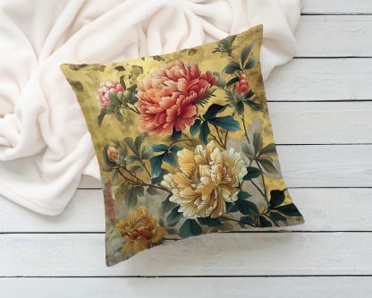 Chinese style peony pillow - Image 6