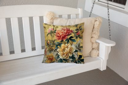 Chinese style peony pillow - Image 5