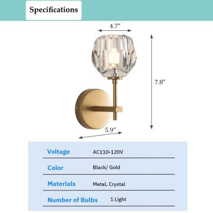 Crystal wall lamp - Image 4