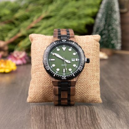 Natural wood diving style watch - Image 5