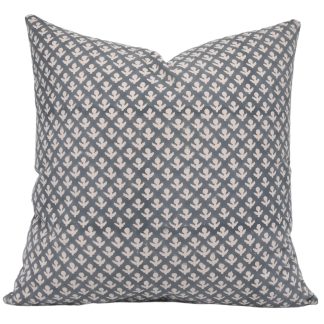 Geometric leaf jacquard pillowcase