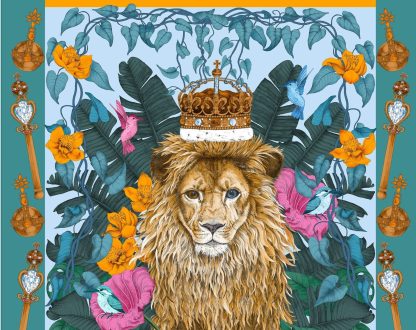 Jungle King Art Scarf - Image 5