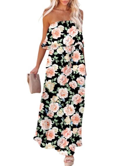 Floral tube top dress - Image 4