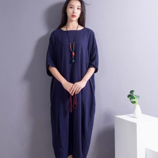 Navy blue dress