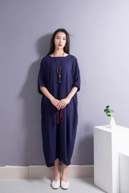 Navy blue dress