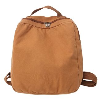 Khaki Canvas Backpack