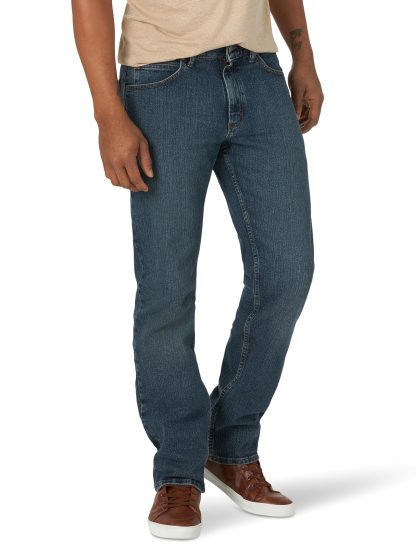 Men's classic straight jeans