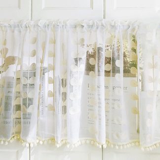 Plant-based short curtains