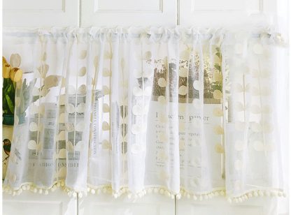 Plant-based short curtains