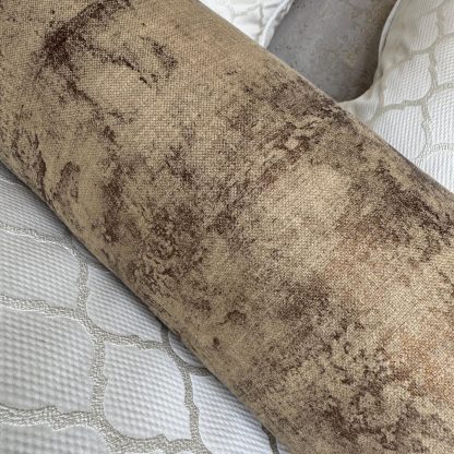 Vintage velvet cylindrical pillow - Image 7