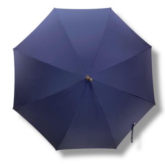 Long handle umbrella with dragon head carving and solid wood handle