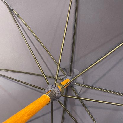 Long handle umbrella with dragon head carving and solid wood handle - Image 5