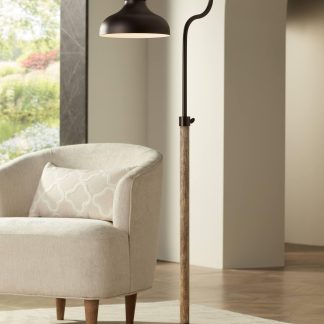 Retro industrial style adjustable floor lamp