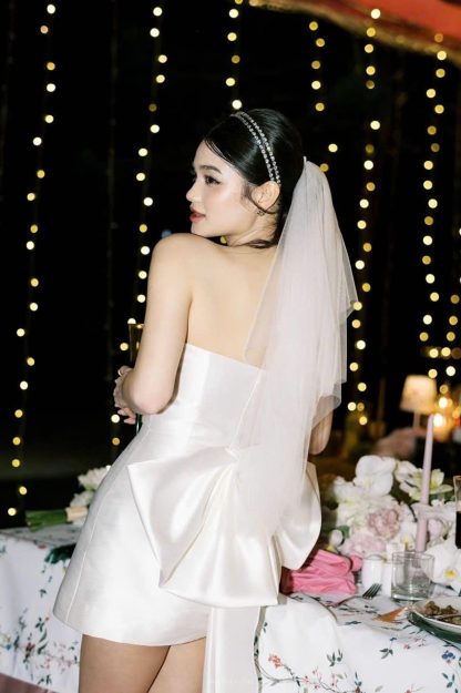 White tube top short dress - Image 4