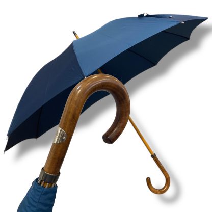 Vintage solid wood curved handle long handle umbrella - Image 3