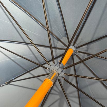 Vintage solid wood curved handle long handle umbrella - Image 2