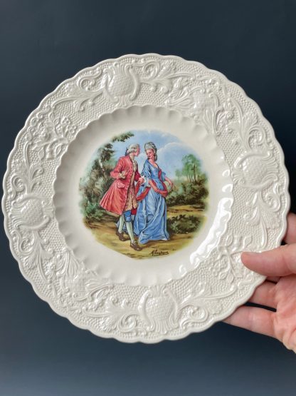 European classical figure porcelain plate - Image 4