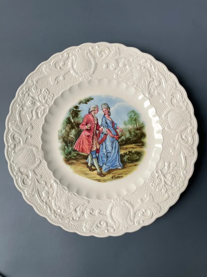 European classical figure porcelain plate - Image 2