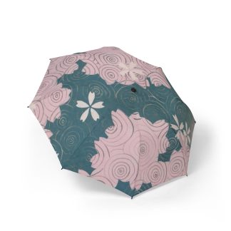 Japanese style cherry blossom umbrella for sunny and rainy days