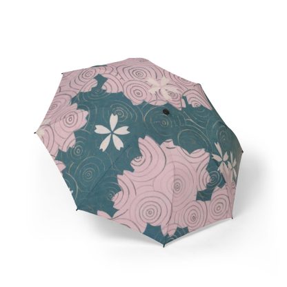 Japanese style cherry blossom umbrella for sunny and rainy days