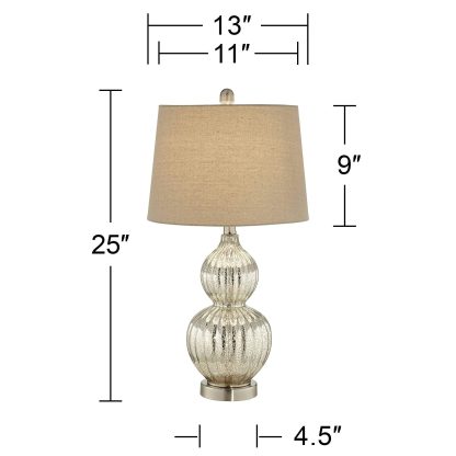 Retro glass gourd-shaped table lamp - Image 8