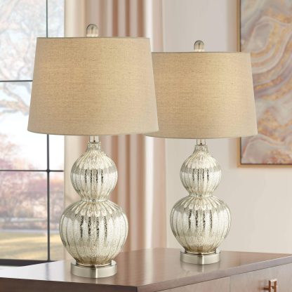 Retro glass gourd-shaped table lamp - Image 6