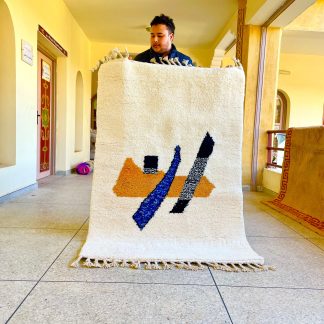 Minimalist art handmade carpet