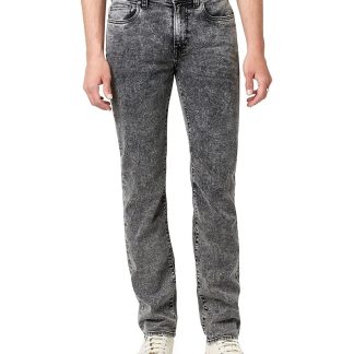 Distressed Smoky Grey Straight Jeans