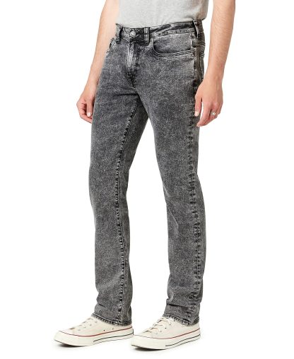 Distressed Smoky Grey Straight Jeans - Image 2