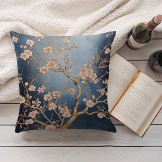New Chinese style flower and bird pillow