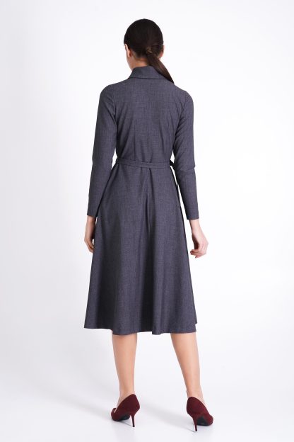 Retro style waisted skirt dress - Image 5