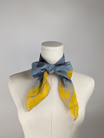 Knight silhouette silk scarf - Image 2