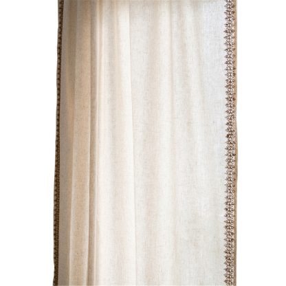 Light luxury embroidered linen curtains - Image 6