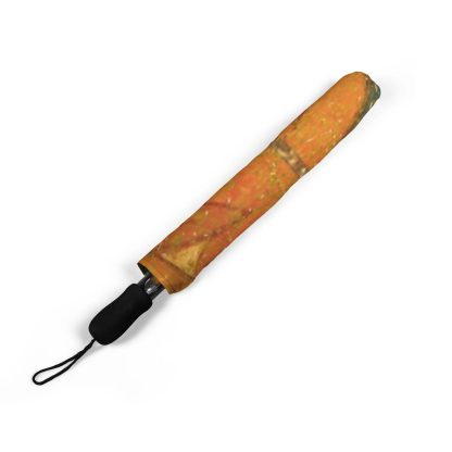 Artistic Maple Leaf Umbrella for Sunny and Rainy Days - Image 2