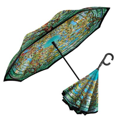 Church stained glass reverse umbrella - Image 3