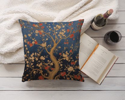 Chinese style flower pillow