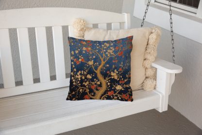 Chinese style flower pillow - Image 3