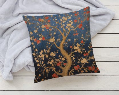 Chinese style flower pillow - Image 2