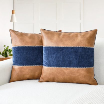 Contrast color stitching pillow - Image 7