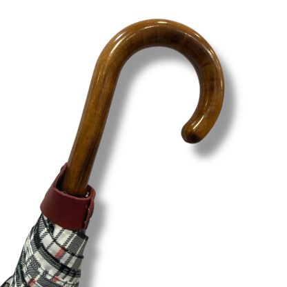 British plaid folding umbrella - Image 2