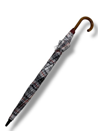 British plaid folding umbrella - Image 5