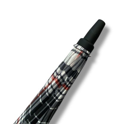 British plaid folding umbrella - Image 4