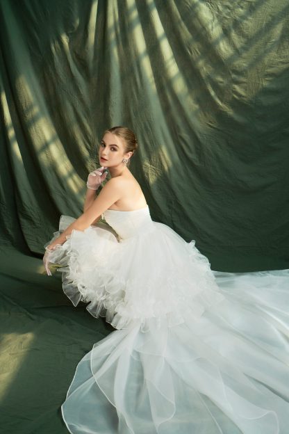 French elegant wedding dress - Image 5