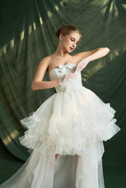 French elegant wedding dress - Image 2