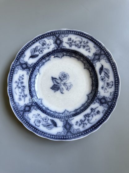 Vintage blue and white ceramic plate - Image 4