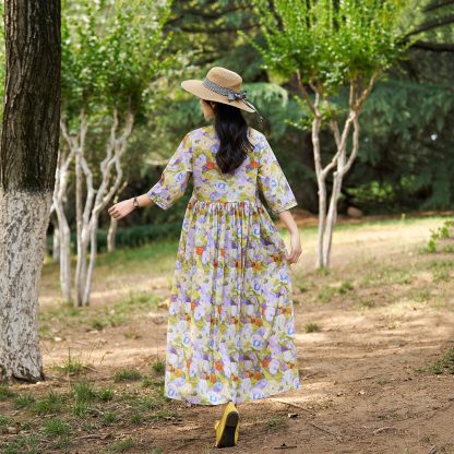 Gentle floral dress - Image 4