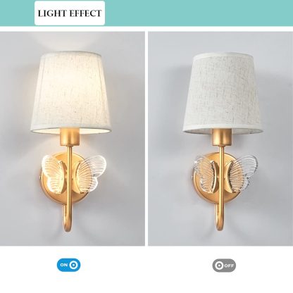 Butterfly element creative wall lamp - Image 5