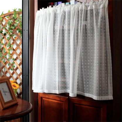 French lace short curtain