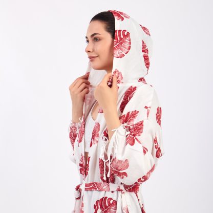 Lazy holiday print bathrobe - Image 7