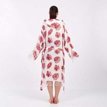 Lazy holiday print bathrobe - Image 6
